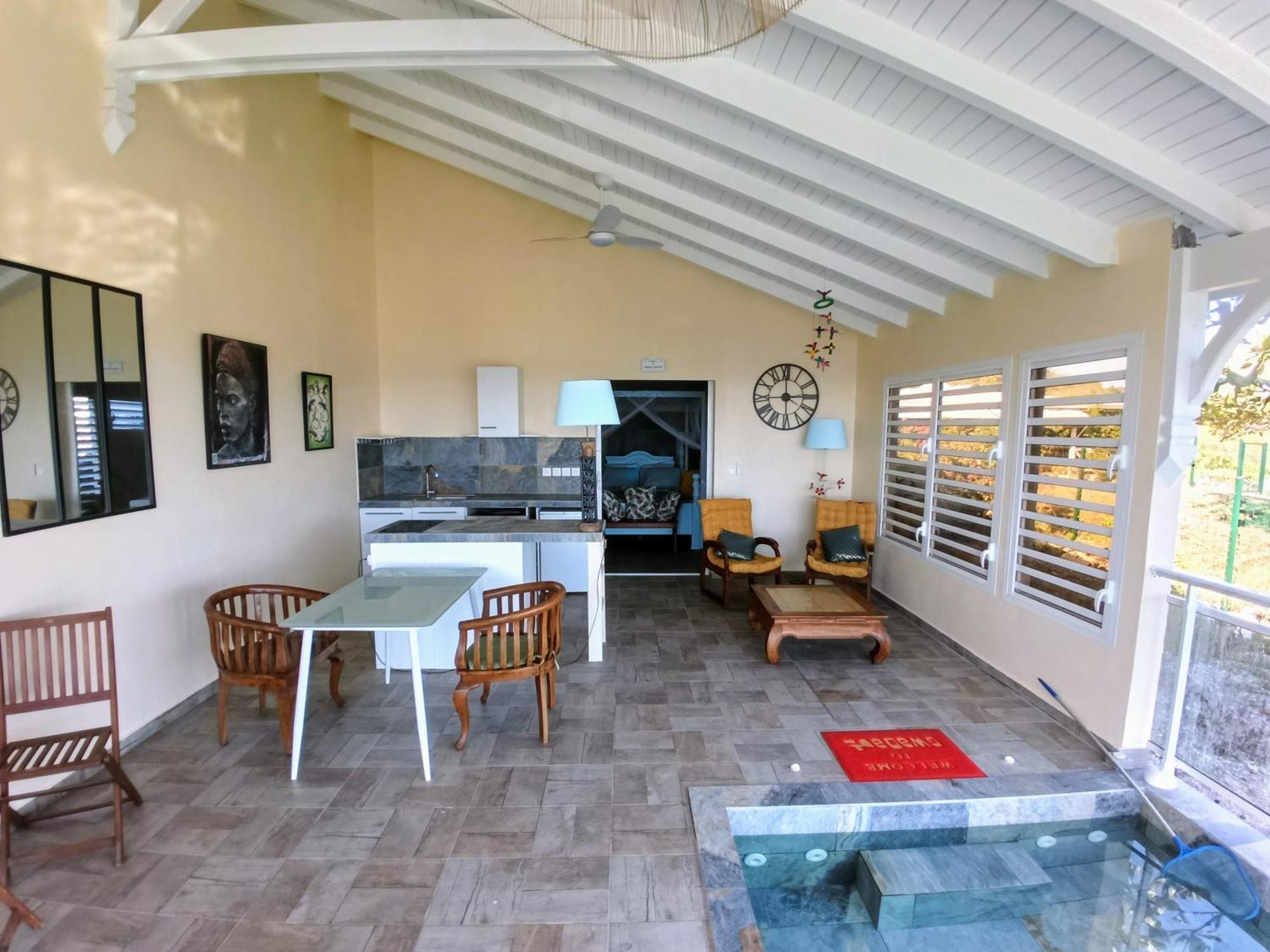 Aux Colibris Amoureux : Loft De Standing Avec Vue Mer Grand-Bourg  Экстерьер фото