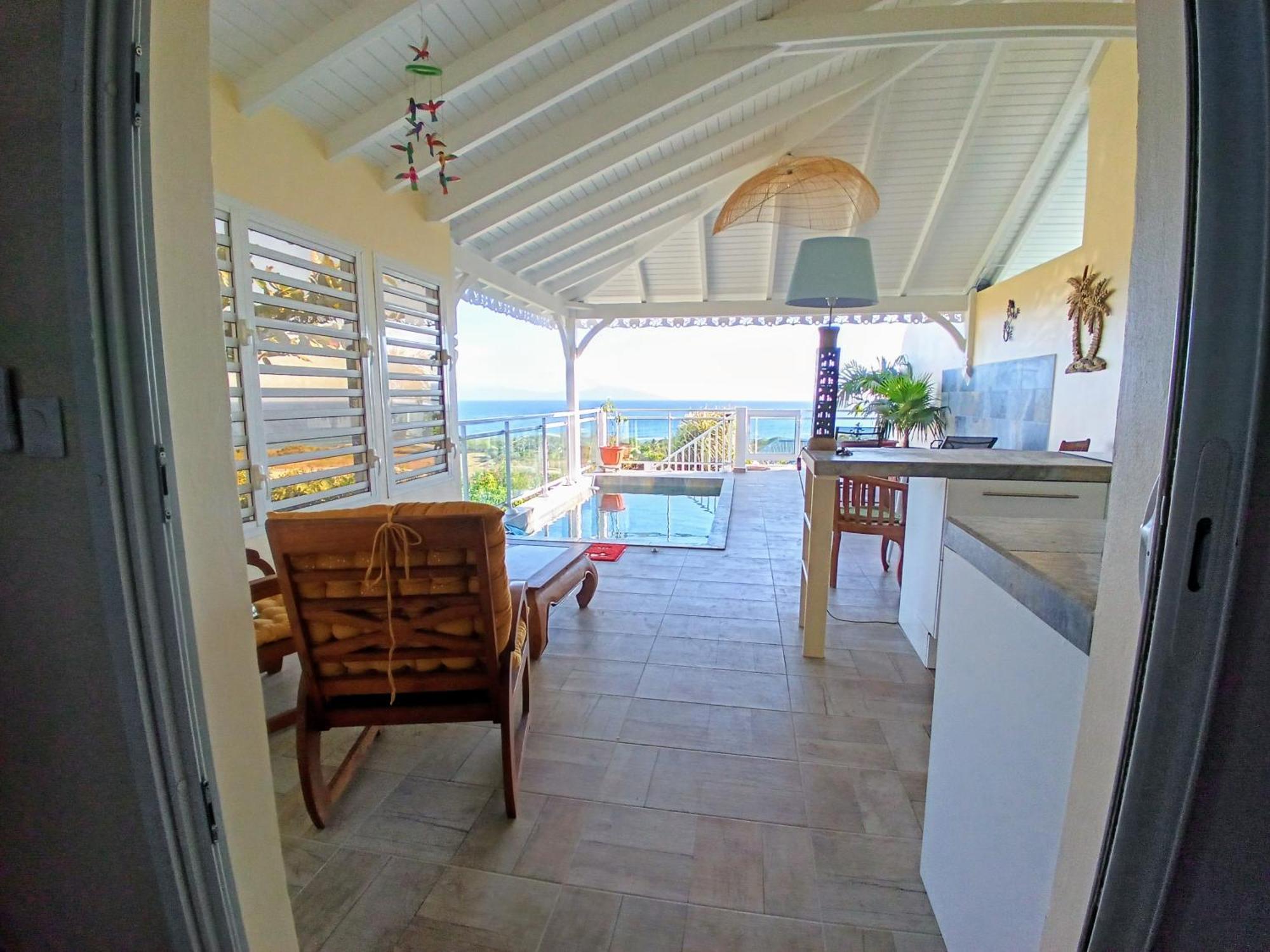 Aux Colibris Amoureux : Loft De Standing Avec Vue Mer Grand-Bourg  Экстерьер фото